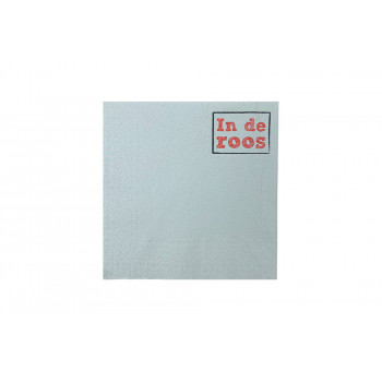 Servetten offset, 3 laags celstof, 6 x 6 cm opdruk