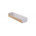 Snacktray rechthoek, korte zijde open, medium, 70 x 230 x 50 mm